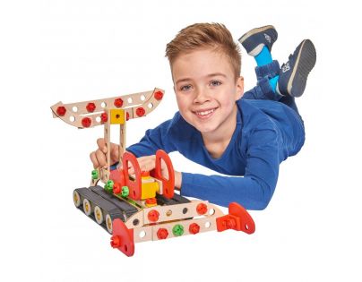 Eichhorn Stavebnice Constructor 200 dílů Rolba