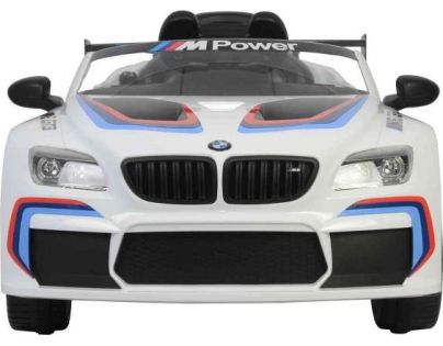 Elektrické auto BMW M6 GT3 bílé