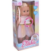 Eliška chodiace bábika 41 cm ružové šaty CZ 2