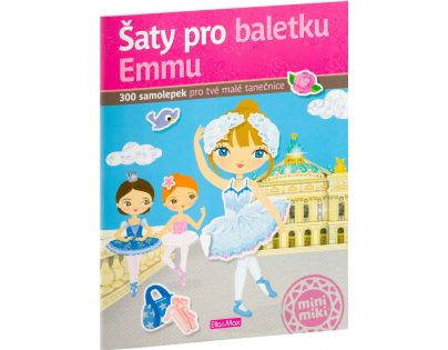 Ella&Max Šaty pro baletku Emmu Kniha samolepek CZ verzia
