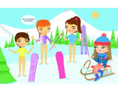 Ella&Max Šaty pro Terezku Kniha samolepek CZ verzia