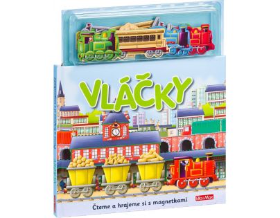 Ella&Max vláčiky Knižka s magnetkami