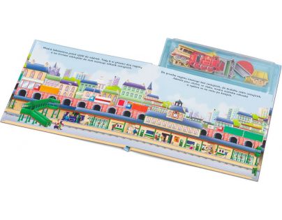 Ella&Max vláčiky Knižka s magnetkami