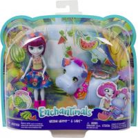 Enchantimals bábika s veľkým zvieratkom Hedda Hippo a Lake 6