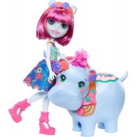 Enchantimals bábika s veľkým zvieratkom Hedda Hippo a Lake 2