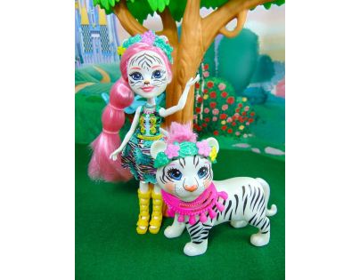 Enchantimals bábika s veľkým zvieratkom Tadley Tiger a Kitty