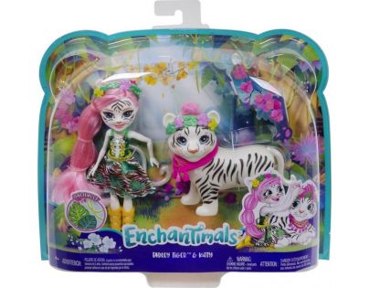 Enchantimals bábika s veľkým zvieratkom Tadley Tiger a Kitty