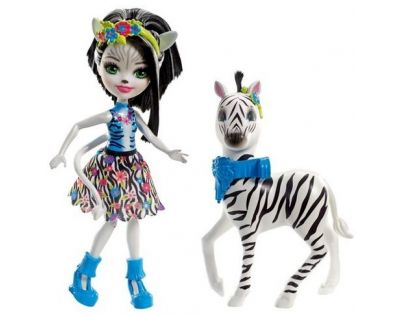Enchantimals bábika s veľkým zvieratkom Zebra