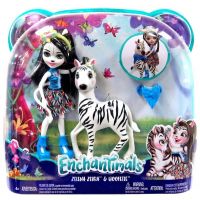 Enchantimals bábika s veľkým zvieratkom Zebra 4