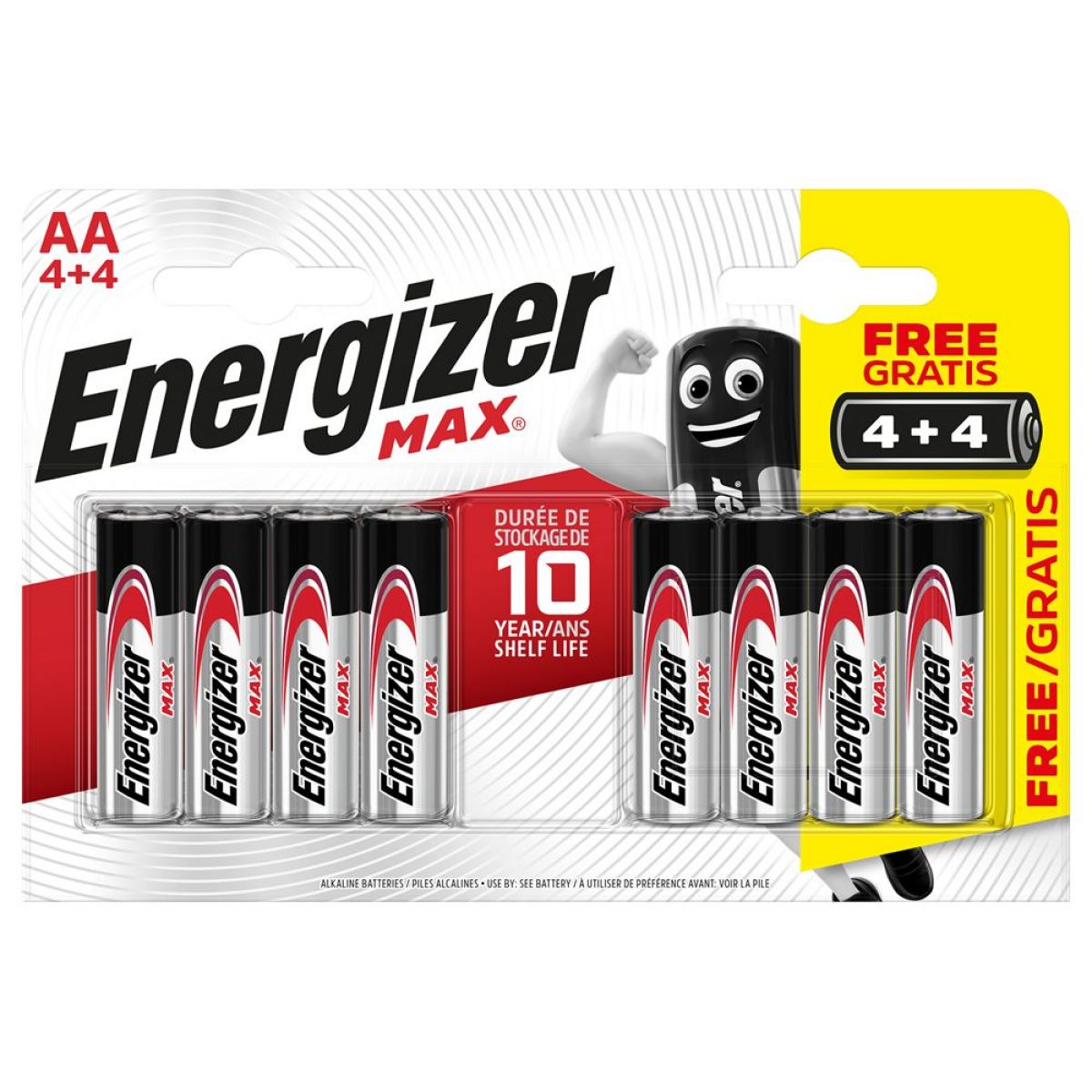 Energizer MAX AA 4 + 4 zdarma
