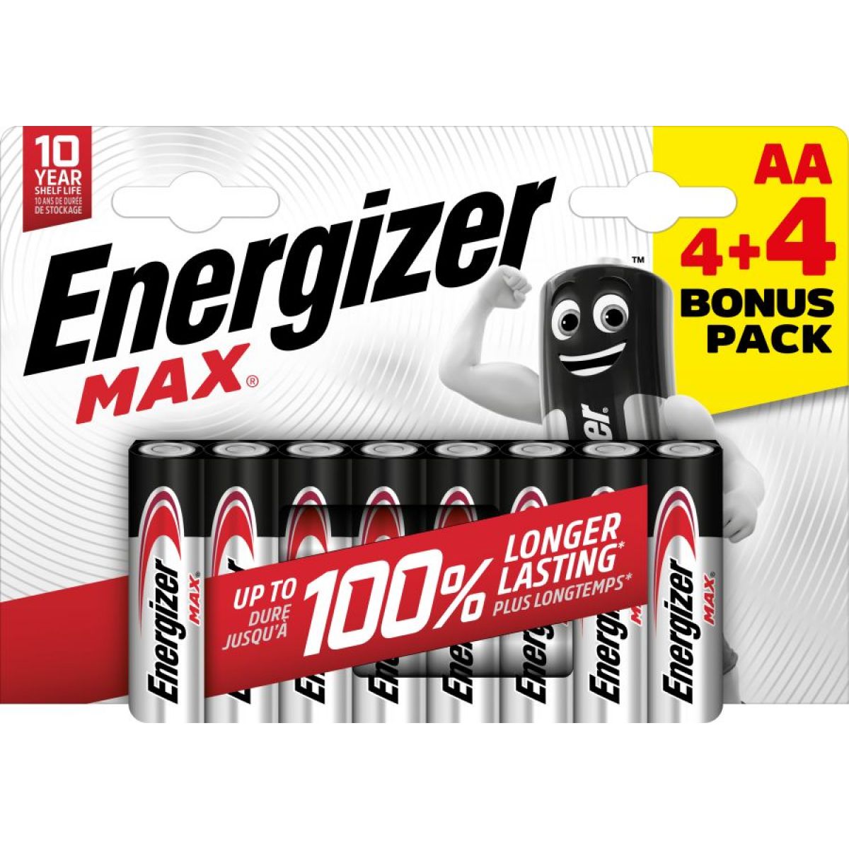 Energizer MAX AA 4 + 4 zdarma