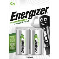 Energizer POWER Plus Nabíjacia batéria C 2500 mAh 2pack