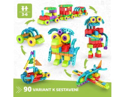 Engino STEM Qboidz Set 1238 dielikov
