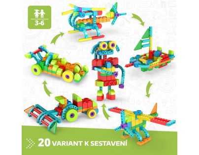 Engino STEM Qboidz Starter Set 1175 dielikov
