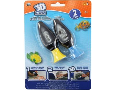 EP Line 3D Magic náhradní náplň 2ks - žlutá a modrá