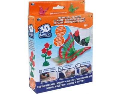 EP Line 3D Magic Tématická sada Motýli a květiny