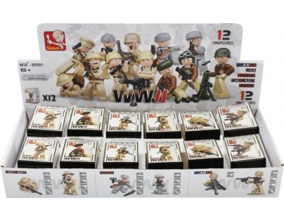 EP Line Figurka vojáci WWII + sběratelská krabička