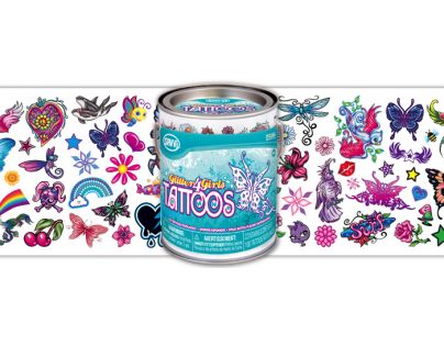 EP Line Savvi Tetování v plechovce Glitter Tattoos 2