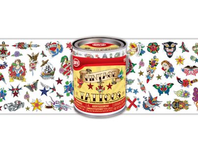 EP Line Savvi Tetování v plechové dóze Vintage Tattoos