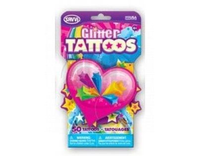 EP Line Savvi Tetování 50ks - Glitter Tattoos