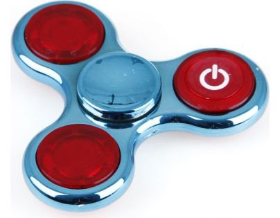 Ep Line Spinner Finger Neon se světlem Tyrkysovo červený
