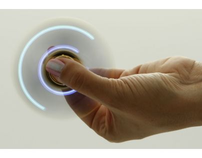 Ep Line Spinner Finger Neon se světlem Tyrkysovo červený
