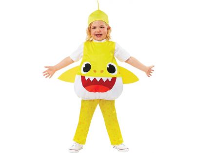 Epee Detský kostým Baby Shark žltý 98 – 104 cm