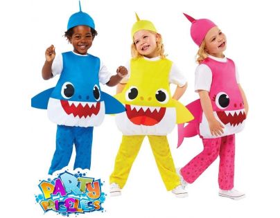 Epee Detský kostým Baby Shark žltý 98 – 104 cm