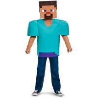 Epee Detský kostým Minecraft Steve 124 - 135 cm - Poškodený obal