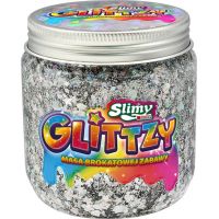 Epee Slimy Glittzy 240 g strieborná