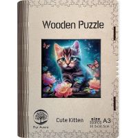 Epee Wooden puzzle Cute Kitten 300 dielikov 2