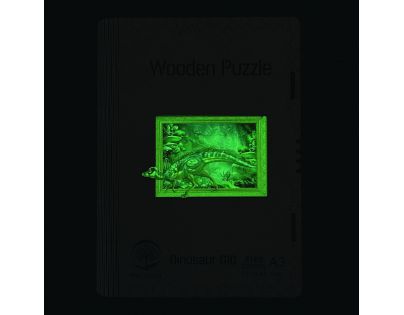 Epee Wooden puzzle Dinosaur A3 GID svietiaci v tme