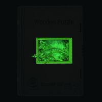 Epee Wooden puzzle Dinosaur A3 GID svietiaci v tme 2
