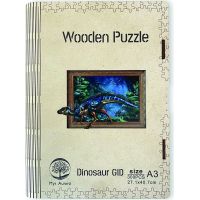 Epee Wooden puzzle Dinosaur A3 GID svietiaci v tme 3