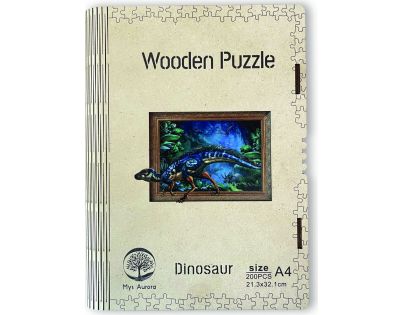 Epee Wooden puzzle Dinosaur A4