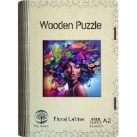 Epee Wooden puzzle Floral Latinčina A2 2