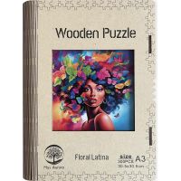 Epee Wooden puzzle Floral Latinčina 300 dielikov 2