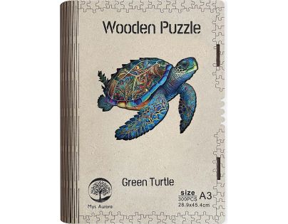 Epee Wooden puzzle Green Turtle 300 dielikov