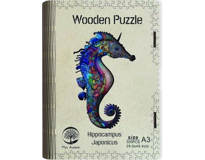Epee Wooden puzzle Hippocampus Japonicus A3