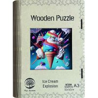 Epee Wooden puzzle Ice Cream Explosion A3 2