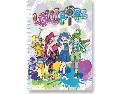 Epee Lollipopz Zápisník A5 sivý