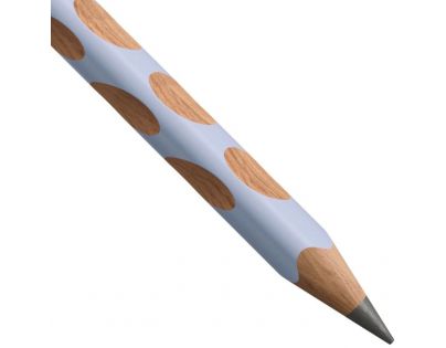 Ergonomická grafitová ceruzka pre ľavákov STABILO EASYgraph pastelová modrá 2 ks HB