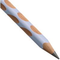 Ergonomická grafitová ceruzka pre ľavákov STABILO EASYgraph pastelová modrá 2 ks HB 3