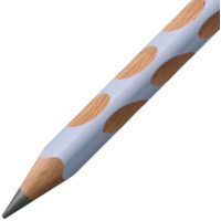 Ergonomická grafitová ceruzka pre pravákov STABILO EASYgraph pastelová modrá 2 ks HB 3