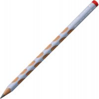 Ergonomická grafitová ceruzka pre pravákov STABILO EASYgraph pastelová modrá 2 ks HB 2