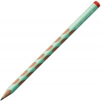Ergonomická grafitová tužka pro praváky STABILO EASYgraph pastelová zelená 2 ks HB 2