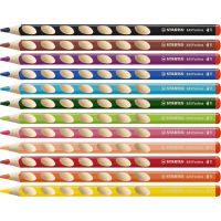 Ergonomické farbičky pre pravákov STABILO EASYcolors 12 ks sada so strúhadlom 2