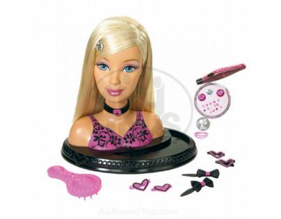 BRB Mrkací česací hlava Barbie