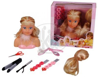 Simba S 5567193 - Česací hlava s příslušenstvím 19cm
