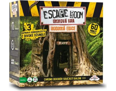 ADC Black Fire Escape Room úniková hra Rodinná edice 3 scénáře